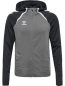 Preview: Kinder Hummel Lead 2.0 Kapuzen Trainingsjacke - Steel gray/Asphalt